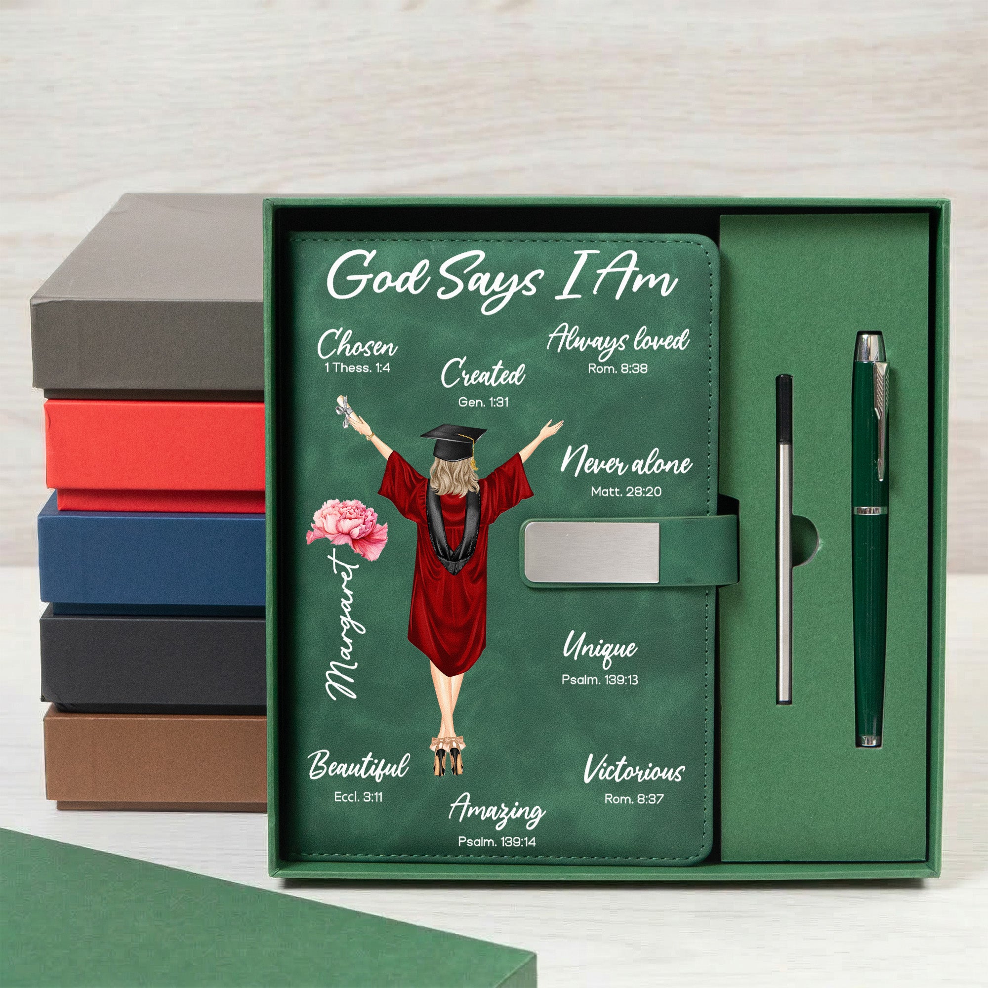 God-Says-I-Am-Graduation--Personalized-Notebook-Set-6