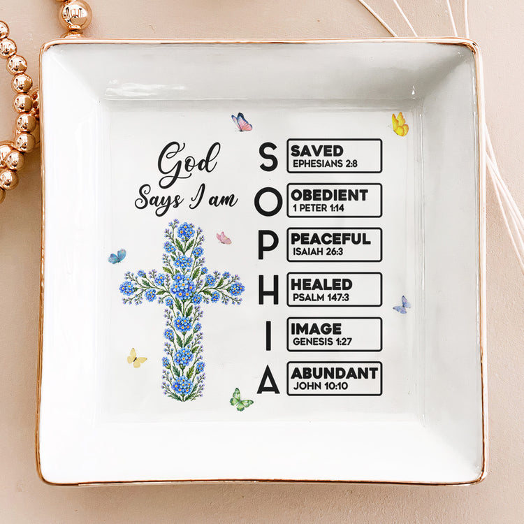 God-Says-I-Am-Name-Letter-In-Bible-Cross-Birth-Month-Flower-Personalized-Jewelry-Dish-3