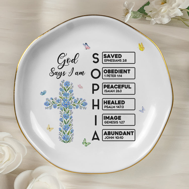 God-Says-I-Am-Name-Letter-In-Bible-Cross-Birth-Month-Flower-Personalized-Jewelry-Dish-5