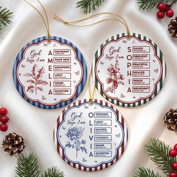 God-Says-I-Am-Striped-Pattern-Gifts-For-Her-Christmas-Ornament-Personalized-Ornament-1