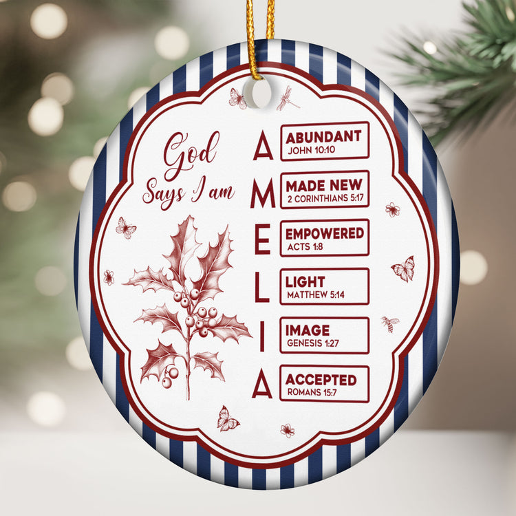 God-Says-I-Am-Striped-Pattern-Gifts-For-Her-Christmas-Ornament-Personalized-Ornament-3