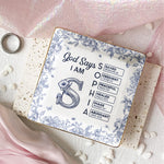 Gods Says I Am Custom Name In Bible Verse New Version - Personalized Jewelry Dish