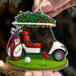 Golf Christmas - Personalized Acrylic Ornament