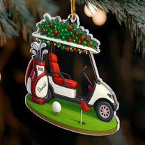 Golf Christmas - Personalized Acrylic Ornament