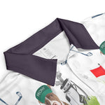 Golf & Dog Lovers - Favorite Caddy Dog Dad Gifts - Personalized Photo Polo Shirt