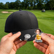 Golf-Character-And-Name-Gift-For-Golf-Players,-Golf-Lover-Personalized-Golf-Ball-Marker-3