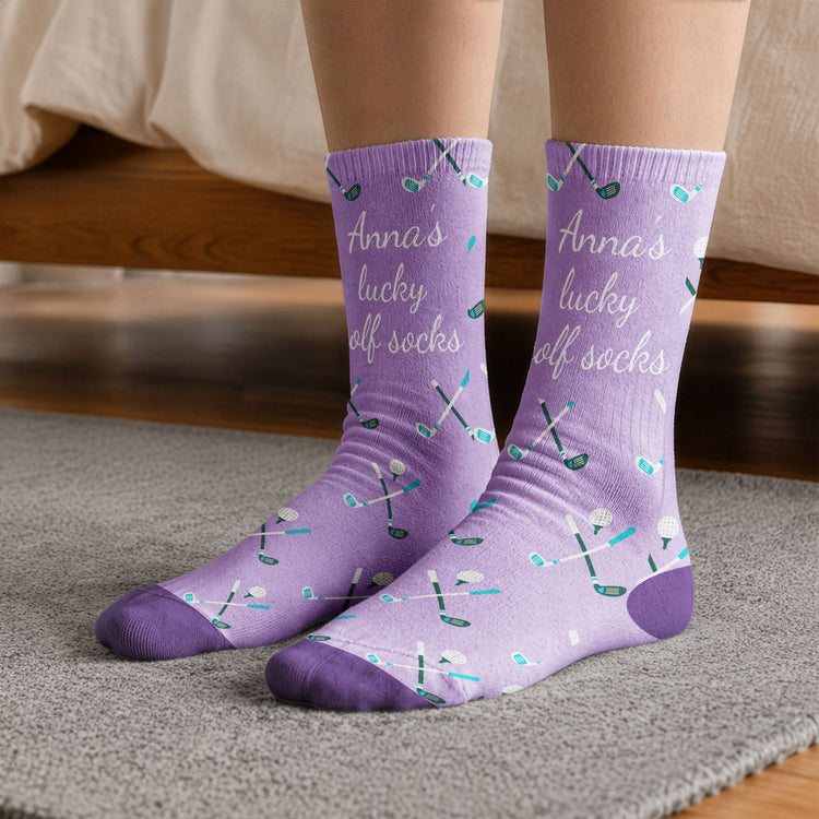 Golfing-Socks-Custom-Name-Gift-For-Golfer,-Golf-Lover-Personalized-Socks-2