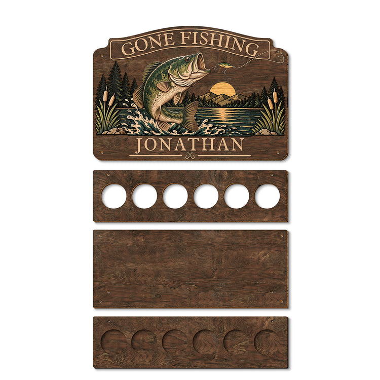 Gone-Fishing,-Gift-For-Fisher,-Fishing-Lover-Personalized-Fishing-Rod-Holder-3