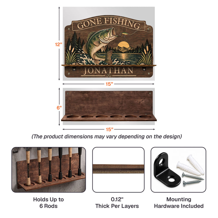 Gone-Fishing,-Gift-For-Fisher,-Fishing-Lover-Personalized-Fishing-Rod-Holder-5