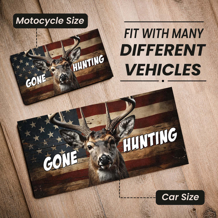 Gone-Fishing-Gone-Hunting-Custom-License-Plate3
