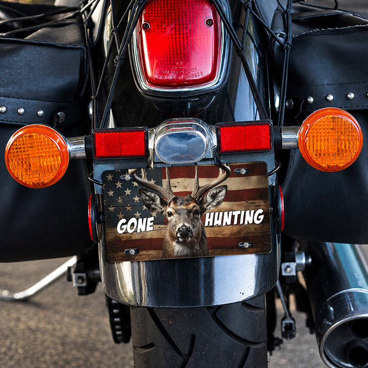 Gone-Fishing-Gone-Hunting-Custom-License-Plate4