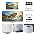 Gone-Fishing-Gone-Hunting-Custom-License-Plate6