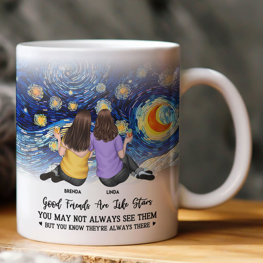 Good Friends Are Like Star - Personalized Mug