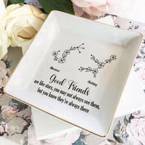 Good Friends Are Like Stars - Custom Zodiac Star - Personalized Jewelry Dish