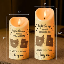 Good Friends Are Like Stars Light This When You Miss Me - Personalized LED Candle