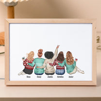 Good Friends Are Like Stars - Personalized Light Up Picture Frame