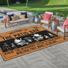 Good Friends Good Times - Personalized Outdoor Rug