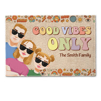 Good Vibes Only - Personalized Doormat