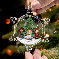 Good Friends Are Like Snowflakes - Personalized Acrylic Ornament