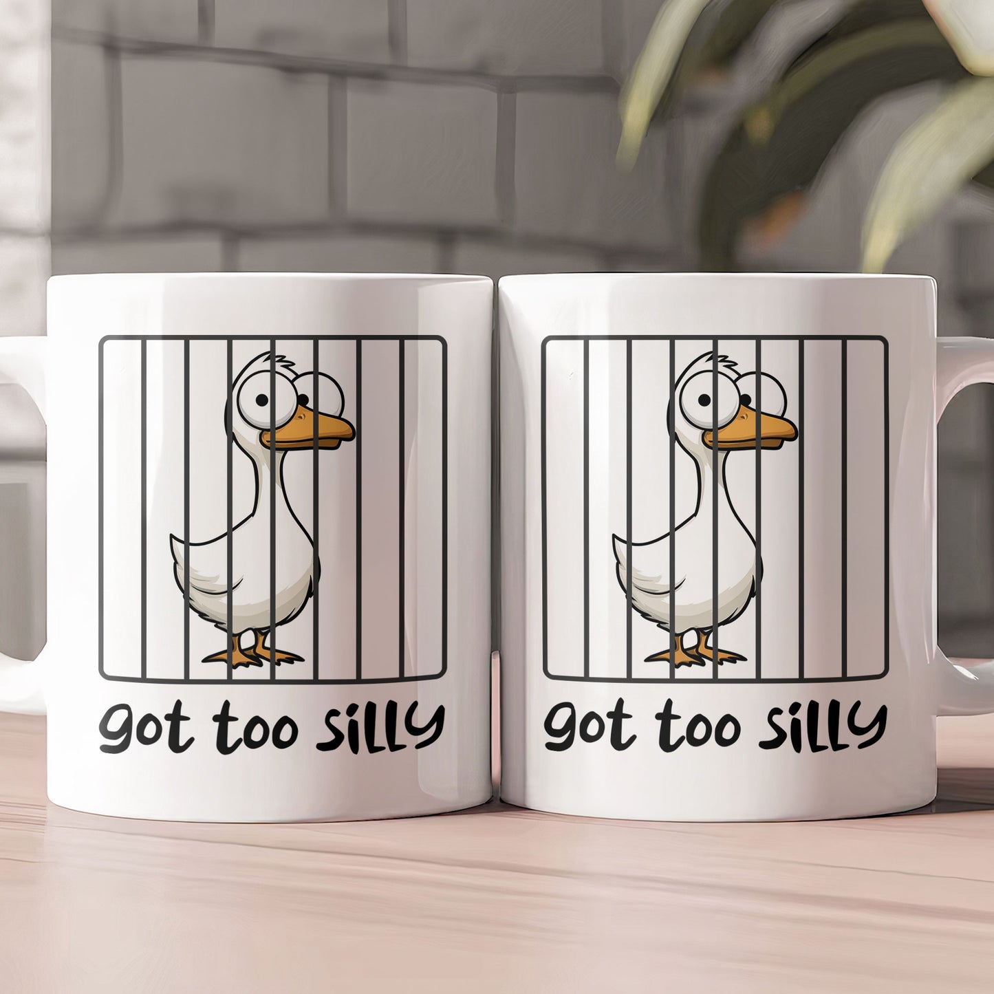Got Too Silly Hilarious Gift Silly Goose Funny Animals - Personalized Mug
