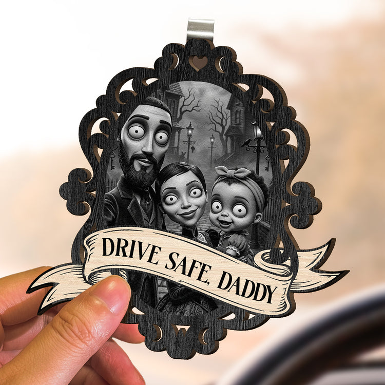 Gothic-Clay-Style-Drive-Safe-Personalized-Car-Visor-Clip-5