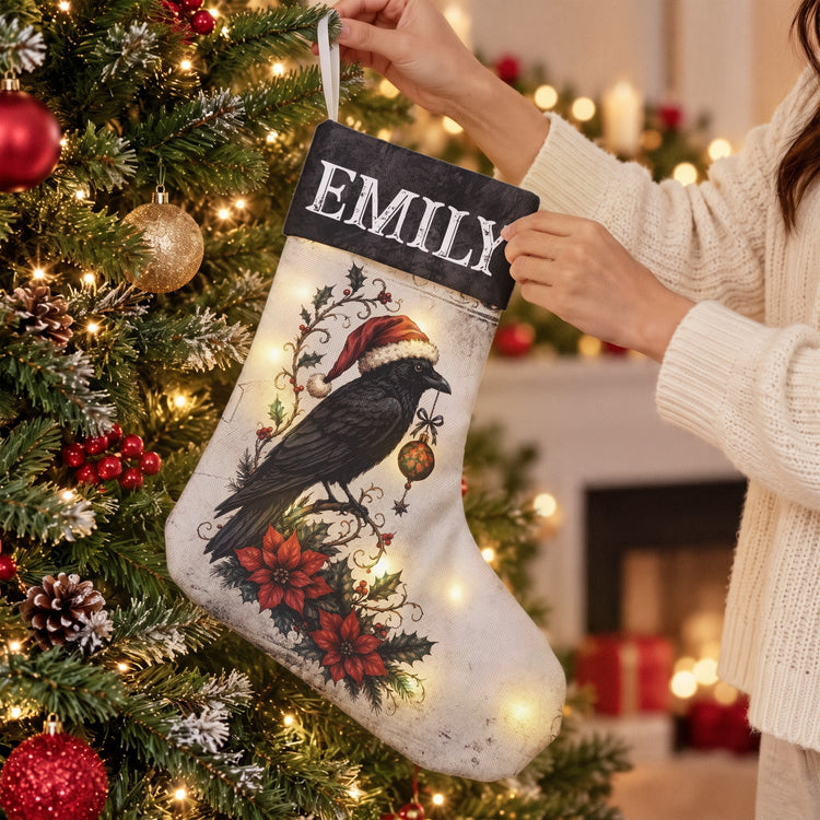 Gothic-Style-Family-Christmas-Personalized-Stocking-2