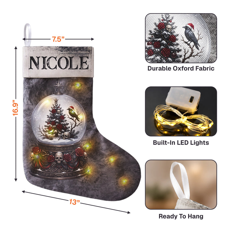 Gothic-Style-Family-Christmas-Personalized-Stocking-3