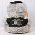 Grad Celebration Behind You All Your Memories - Personalized Graduation Teddy Bear