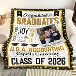 Graduate Congratulation - Personalized Blanket