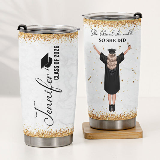 Graduate Even A Global Pandemic - Personalized Tumbler