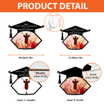Graduation A Sweet Ending - Personalized Window Hanging Suncatcher Ornament