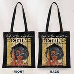 Graduation And So The Adventure Begins - Personalized Tote Bag