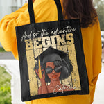 Graduation And So The Adventure Begins - Personalized Tote Bag