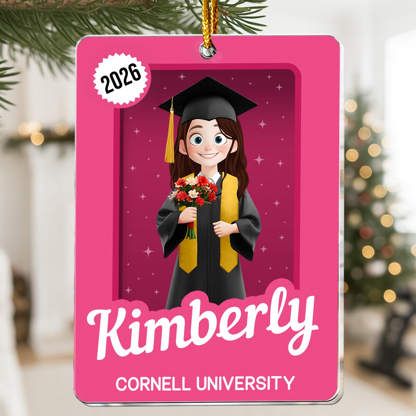 Graduation Box - Graduation Gift For Sister Daughter - Personalized Acrylic Ornament