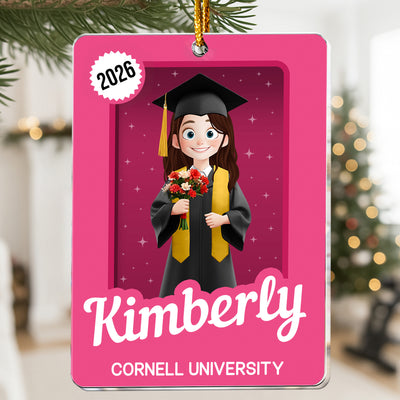 Graduation Box - Graduation Gift For Sister Daughter - Personalized Acrylic Ornament