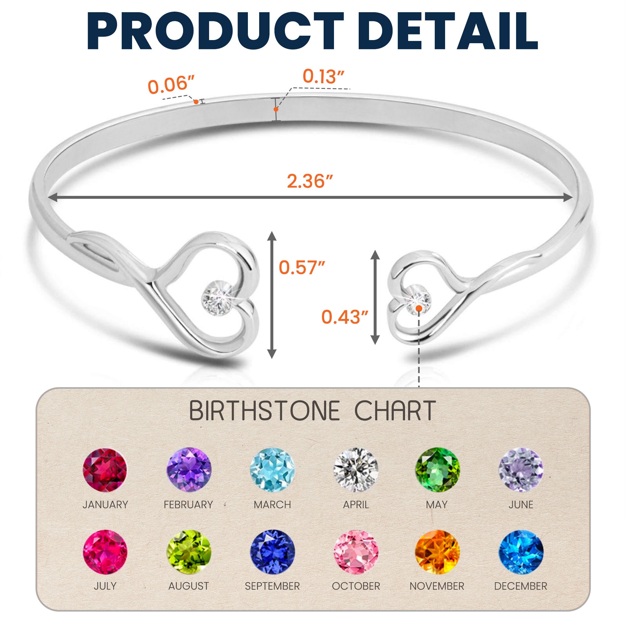 Graduation Bracelet A Sweet Ending To A New Beginning - Personalized Heart Bracelet