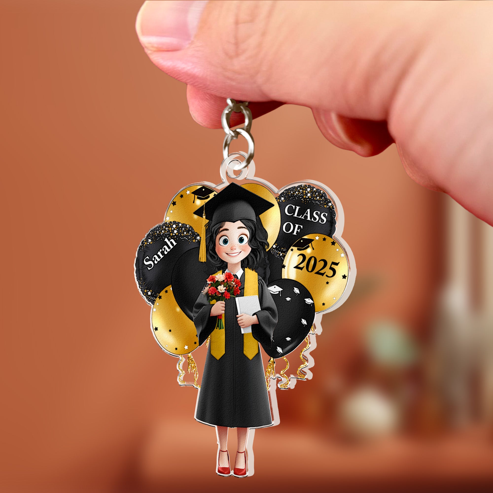 Graduation Celebration Keychain - Personalized Acrylic Keychain