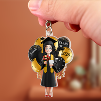 Graduation Celebration Keychain - Personalized Acrylic Keychain