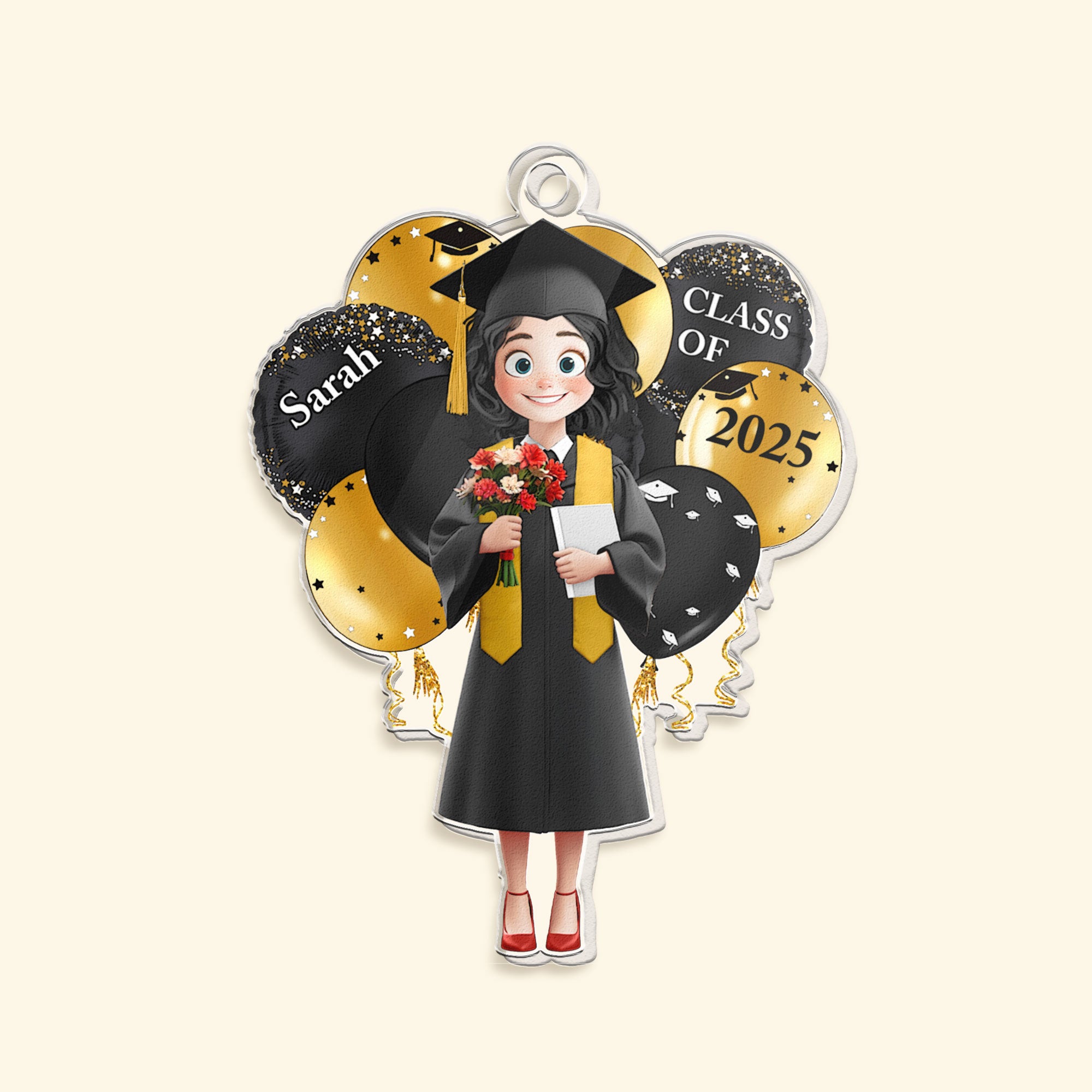 Graduation Celebration Keychain - Personalized Acrylic Keychain