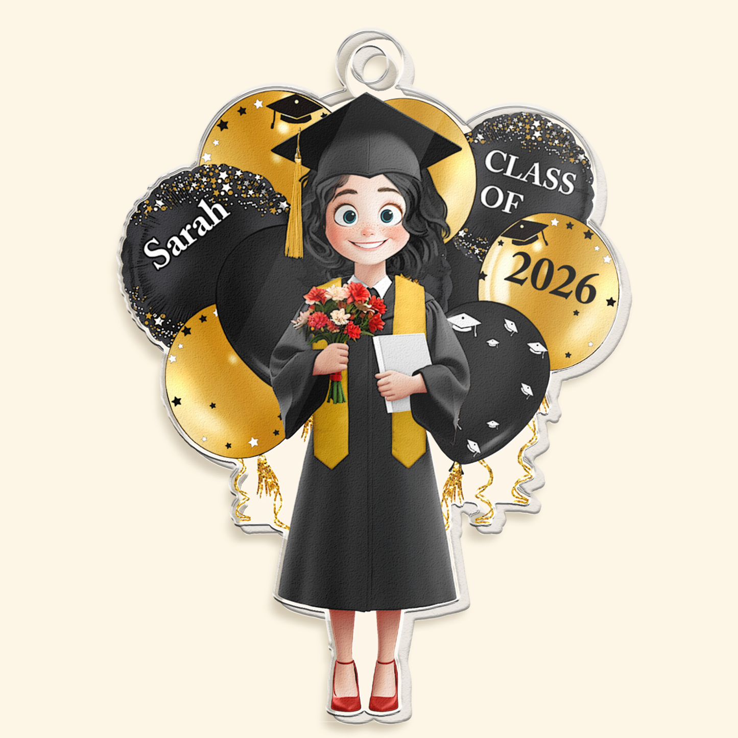 Graduation Celebration Keychain - Personalized Acrylic Keychain