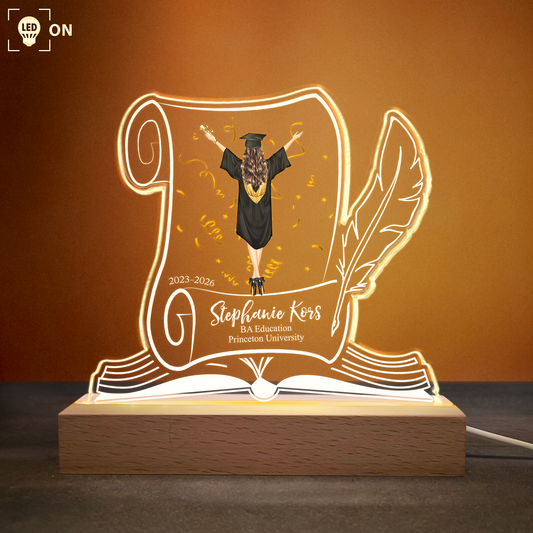 Graduation Celebration - Personalized LED Light