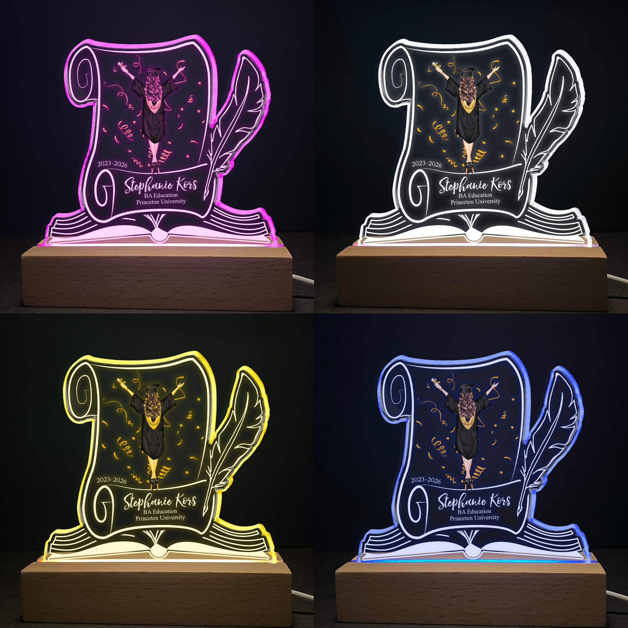 Graduation Celebration - Personalized LED Light