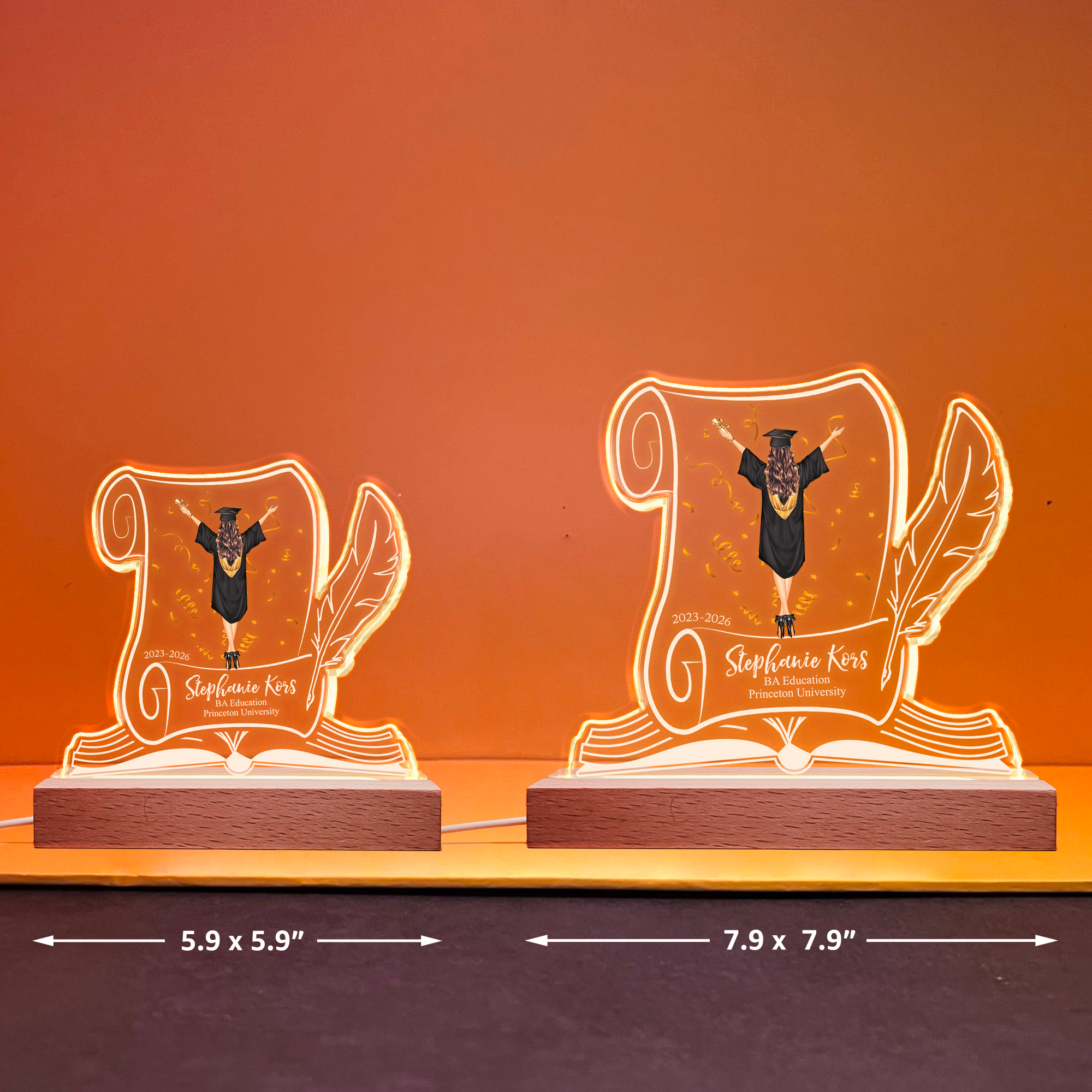 Graduation Celebration - Personalized LED Light