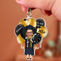 Graduation Celebration - Personalized Acrylic Photo Keychain