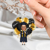 Graduation Celebration - Personalized Acrylic Photo Keychain