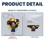 Graduation Celebration - Personalized Acrylic Photo Keychain