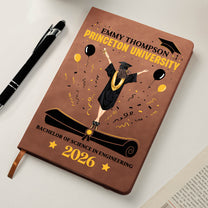 Graduation Ceremony - Personalized Leather Journal