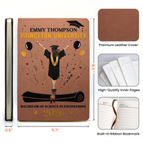 Graduation Ceremony - Personalized Leather Journal