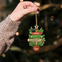 Graduation Christmas Tree - Graduation Gift - Personalized Wooden Ornament