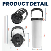 Graduation Congratulation Enjoy The Journey - Personalized 30oz Tumbler With Handle